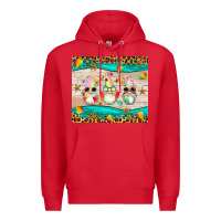Red summer gnomes Premium Hoodie - Artiststas
