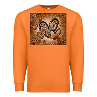 Carrot melanin hearts Premium Sweatshirt - Zillion Design Studio