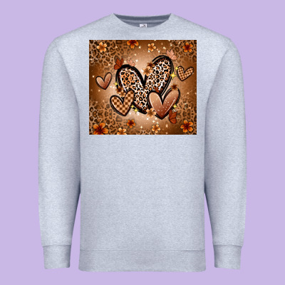 Melanin Hearts Premium Sweatshirt Designed By Zillion Design Studio