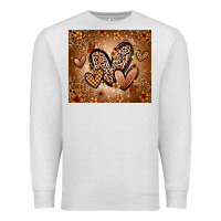 Oatmeal Heather melanin hearts Premium Sweatshirt - Zillion Design Studio