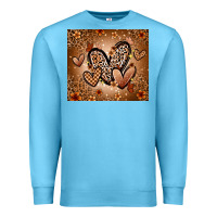 Ocean Blue melanin hearts Premium Sweatshirt - Zillion Design Studio