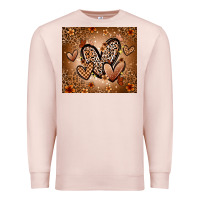 Pale Pink melanin hearts Premium Sweatshirt - Zillion Design Studio