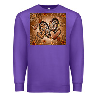 Purple melanin hearts Premium Sweatshirt - Zillion Design Studio