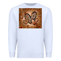 White melanin hearts Premium Sweatshirt - Zillion Design Studio