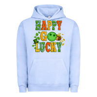 Pigment Grape Ice happy go lucky  with coin and shamrock Urban Hoodie - Artiststas