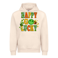 Sandshell happy go lucky  with coin and shamrock Urban Hoodie - Artiststas