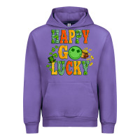 Tulip happy go lucky  with coin and shamrock Urban Hoodie - Artiststas