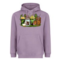Lavender hunter coffee cups Heavyweight Hoodie - Zillion Design Studio