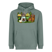 Sage hunter coffee cups Heavyweight Hoodie - Zillion Design Studio