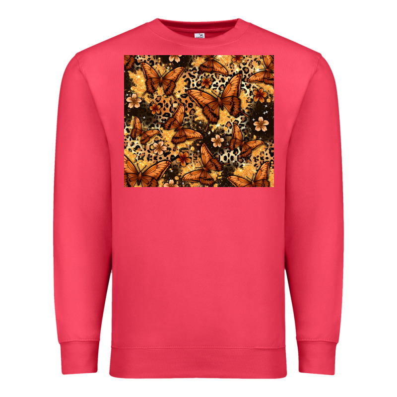 Melanin Butterfly Premium Sweatshirt by Zillion Design Studio | Teevron
