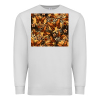 Dove Grey melanin butterfly Premium Sweatshirt - Zillion Design Studio