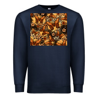 Navy melanin butterfly Premium Sweatshirt - Zillion Design Studio
