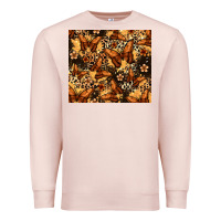 Pale Pink melanin butterfly Premium Sweatshirt - Zillion Design Studio
