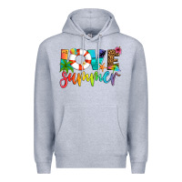 Heather Grey love summer Premium Hoodie - Artiststas