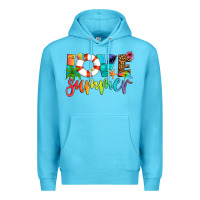 Ocean Blue love summer Premium Hoodie - Artiststas