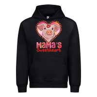 Black mama's sweetheart baby pig Urban Hoodie - AdoDesignShop