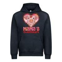 Navy mama's sweetheart baby pig Urban Hoodie - AdoDesignShop