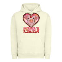 Pigment Pistachio mama's sweetheart baby pig Urban Hoodie - AdoDesignShop