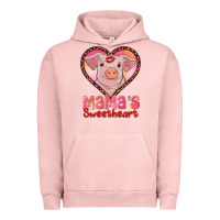 Pigment Salmon mama's sweetheart baby pig Urban Hoodie - AdoDesignShop