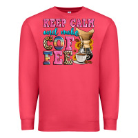 Cardinal keep calm and make coffee Premium Sweatshirt - Zillion Design Studio
