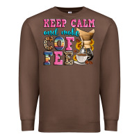 Chestnut keep calm and make coffee Premium Sweatshirt - Zillion Design Studio