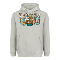 Moon Dust english bulldog coffee cups Heavyweight Hoodie - Zillion Design Studio