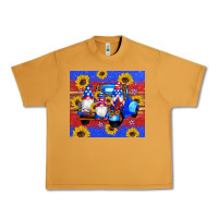 Peanut Butter American flag gnomes truck sunflowers star leopard glitter Urban Heavy Tee - Artiststas
