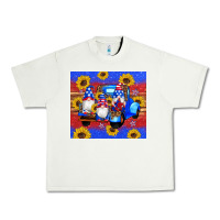 Pistachio American flag gnomes truck sunflowers star leopard glitter Urban Heavy Tee - Artiststas