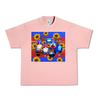 Salmon American flag gnomes truck sunflowers star leopard glitter Urban Heavy Tee - Artiststas