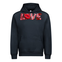 Navy love with kiss Urban Hoodie - AdoDesignShop