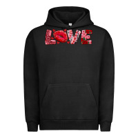 Pigment Black love with kiss Urban Hoodie - AdoDesignShop
