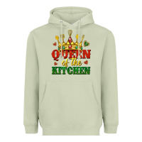 Matcha queen of the kitchen Heavyweight Hoodie - texasbilliewilder