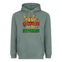 Sage queen of the kitchen Heavyweight Hoodie - texasbilliewilder