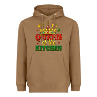 Toasted Coconut queen of the kitchen Heavyweight Hoodie - texasbilliewilder