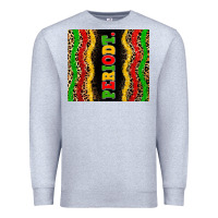 Heather Grey juneteenth periodt Premium Sweatshirt - Zillion Design Studio