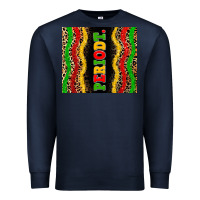 Navy juneteenth periodt Premium Sweatshirt - Zillion Design Studio