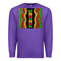 Purple juneteenth periodt Premium Sweatshirt - Zillion Design Studio