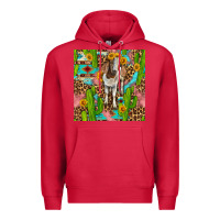 Cardinal western boer goat seamless pattern Premium Hoodie - BundleAndBundleShop