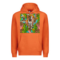 Western Boer Goat Seamless Pattern Premium Hoodie | Teevron