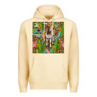 Pina Colada western boer goat seamless pattern Premium Hoodie - BundleAndBundleShop