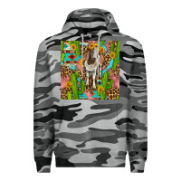 Slate Camo western boer goat seamless pattern Premium Hoodie - BundleAndBundleShop