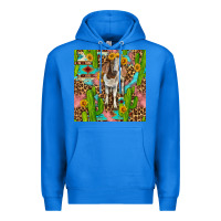 True Royal western boer goat seamless pattern Premium Hoodie - BundleAndBundleShop