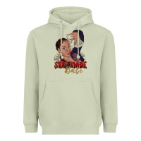 Matcha self made babe afro black woman Heavyweight Hoodie - texasbilliewilder