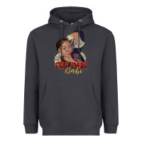 Smoke self made babe afro black woman Heavyweight Hoodie - texasbilliewilder