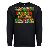 Black juneteenth freedom 1865 Premium Sweatshirt - Zillion Design Studio