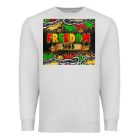 Dove Grey juneteenth freedom 1865 Premium Sweatshirt - Zillion Design Studio