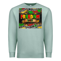 Seafoam juneteenth freedom 1865 Premium Sweatshirt - Zillion Design Studio