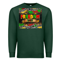 Sports Green juneteenth freedom 1865 Premium Sweatshirt - Zillion Design Studio