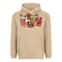 Mushroom dachshund coffee cups Heavyweight Hoodie - Zillion Design Studio