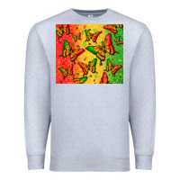 Heather Grey juneteenth butterfly Premium Sweatshirt - Zillion Design Studio